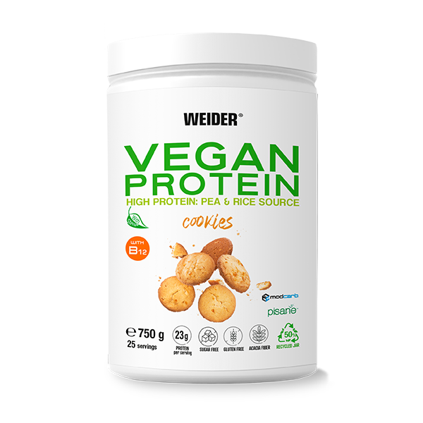 proteína vegana sabor cookies